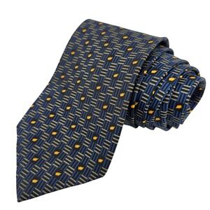 Clipper‎ Burger King Crown Logo Pattern Blue Novelty Necktie Fair 90s Collectors
